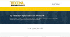 Desktop Screenshot of beceka.nl